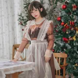 花铃《透明女仆》写真图集 89P｜在线预览与图包下载