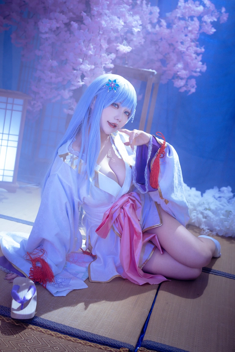 是一只熊仔《白雪姬（美少女万华镜异闻：雪女）》写真图集 41P｜在线预览与图包下载