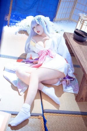 是一只熊仔《白雪姬（美少女万华镜异闻：雪女）》写真图集 41P｜在线预览与图包下载