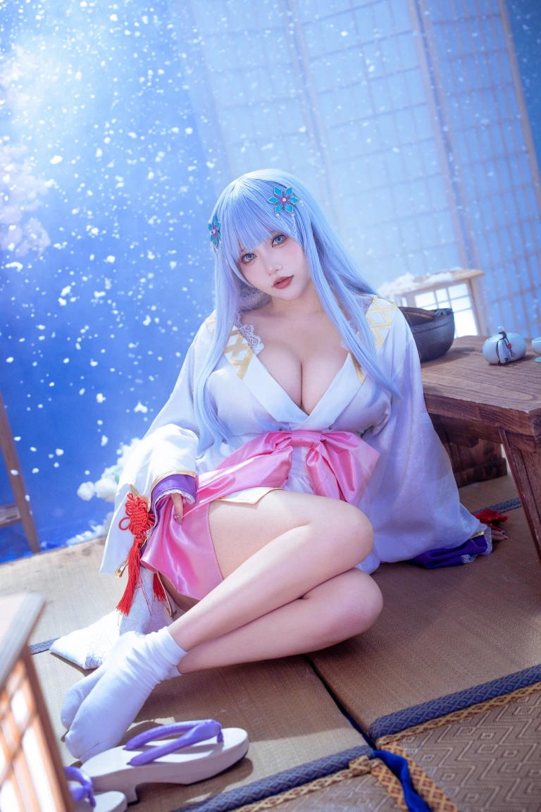 是一只熊仔《白雪姬（美少女万华镜异闻：雪女）》写真图集 41P｜在线预览与图包下载