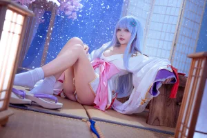 是一只熊仔《白雪姬（美少女万华镜异闻：雪女）》写真图集 41P｜在线预览与图包下载