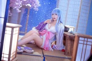 是一只熊仔《白雪姬（美少女万华镜异闻：雪女）》写真图集 41P｜在线预览与图包下载
