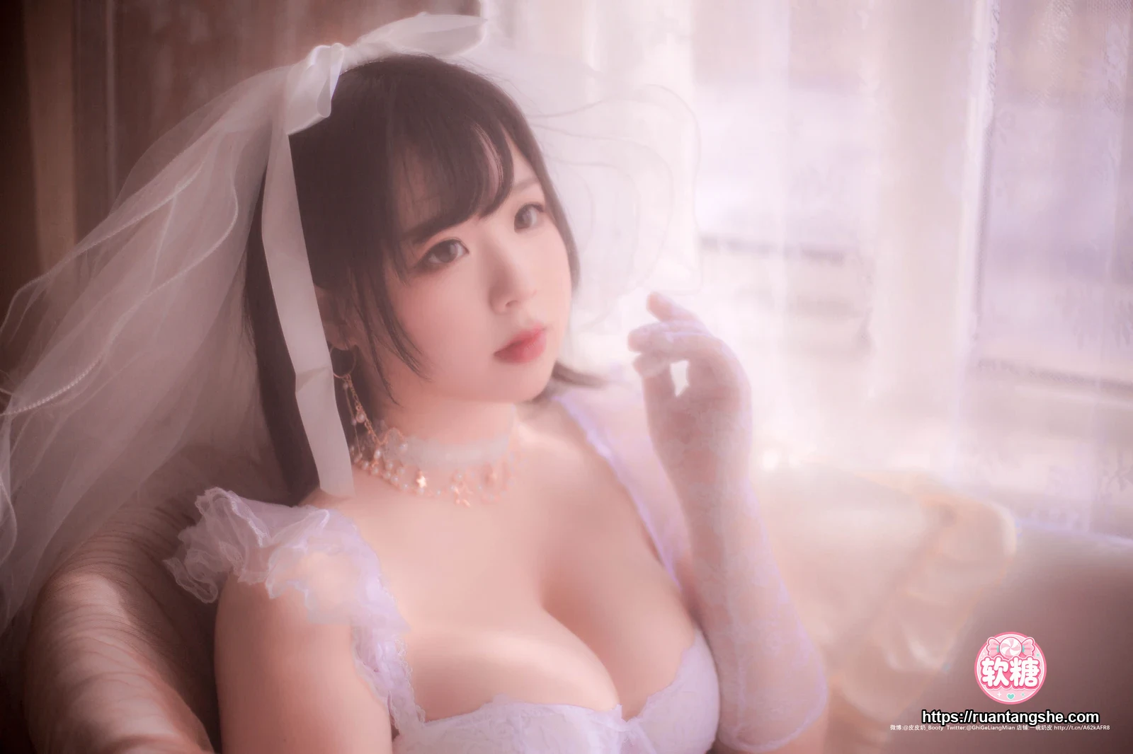 皮皮奶 皮皮奶 NO.023 - 朦胧婚纱