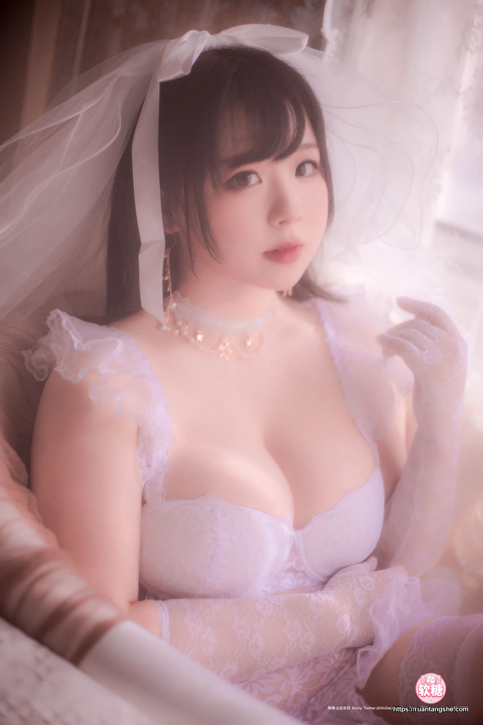 皮皮奶 皮皮奶 NO.023 - 朦胧婚纱