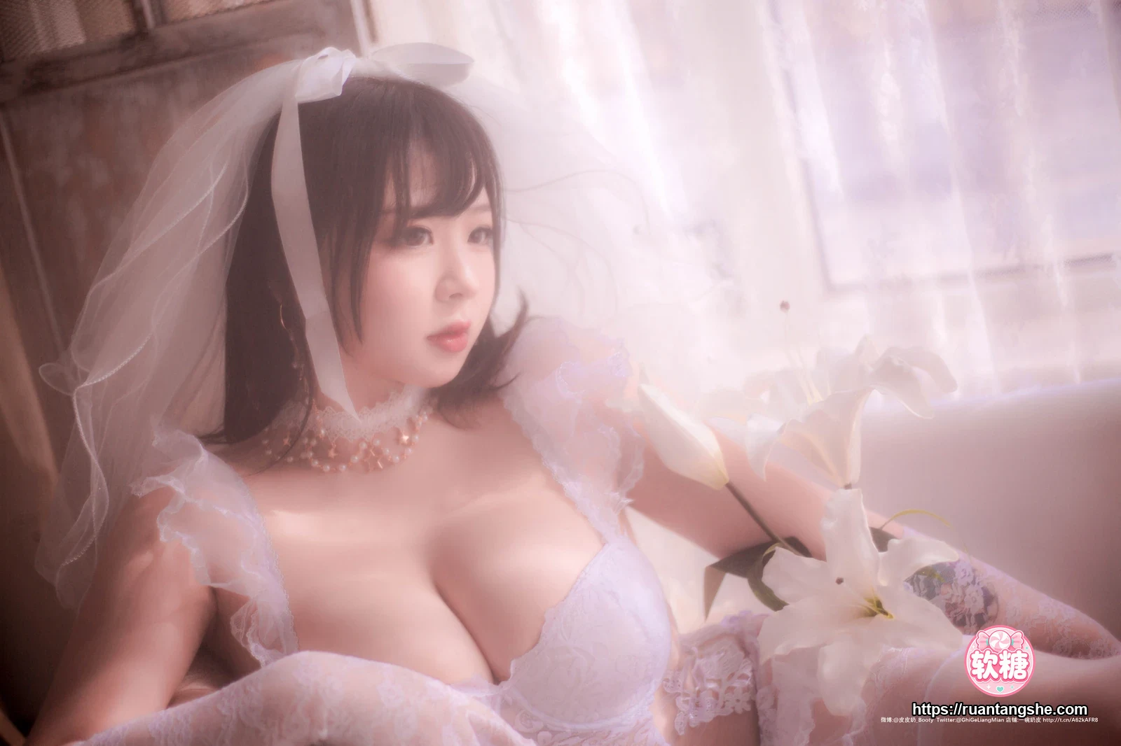 皮皮奶 皮皮奶 NO.023 - 朦胧婚纱