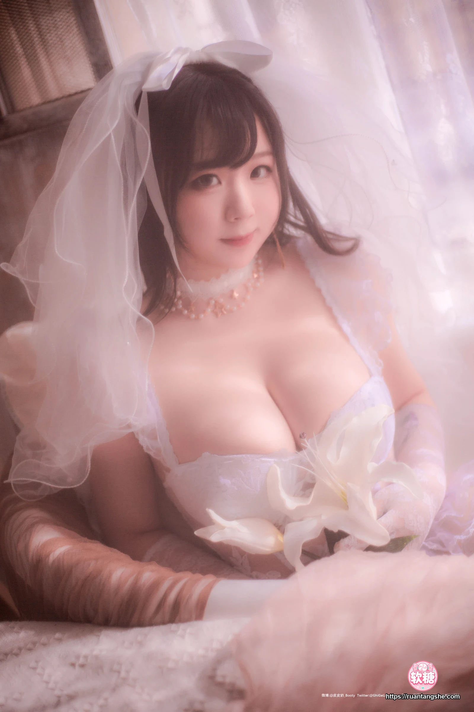皮皮奶 皮皮奶 NO.023 - 朦胧婚纱