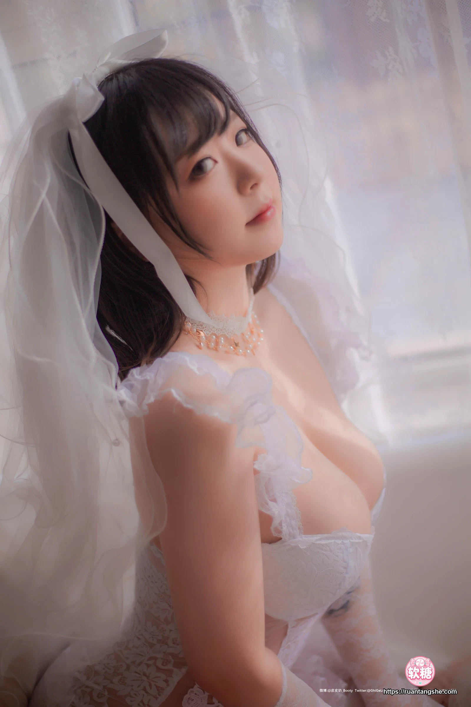 皮皮奶 皮皮奶 NO.023 - 朦胧婚纱