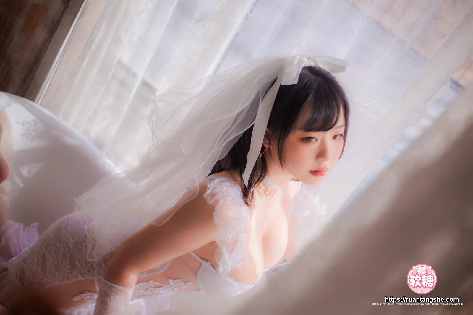 皮皮奶 皮皮奶 NO.023 - 朦胧婚纱