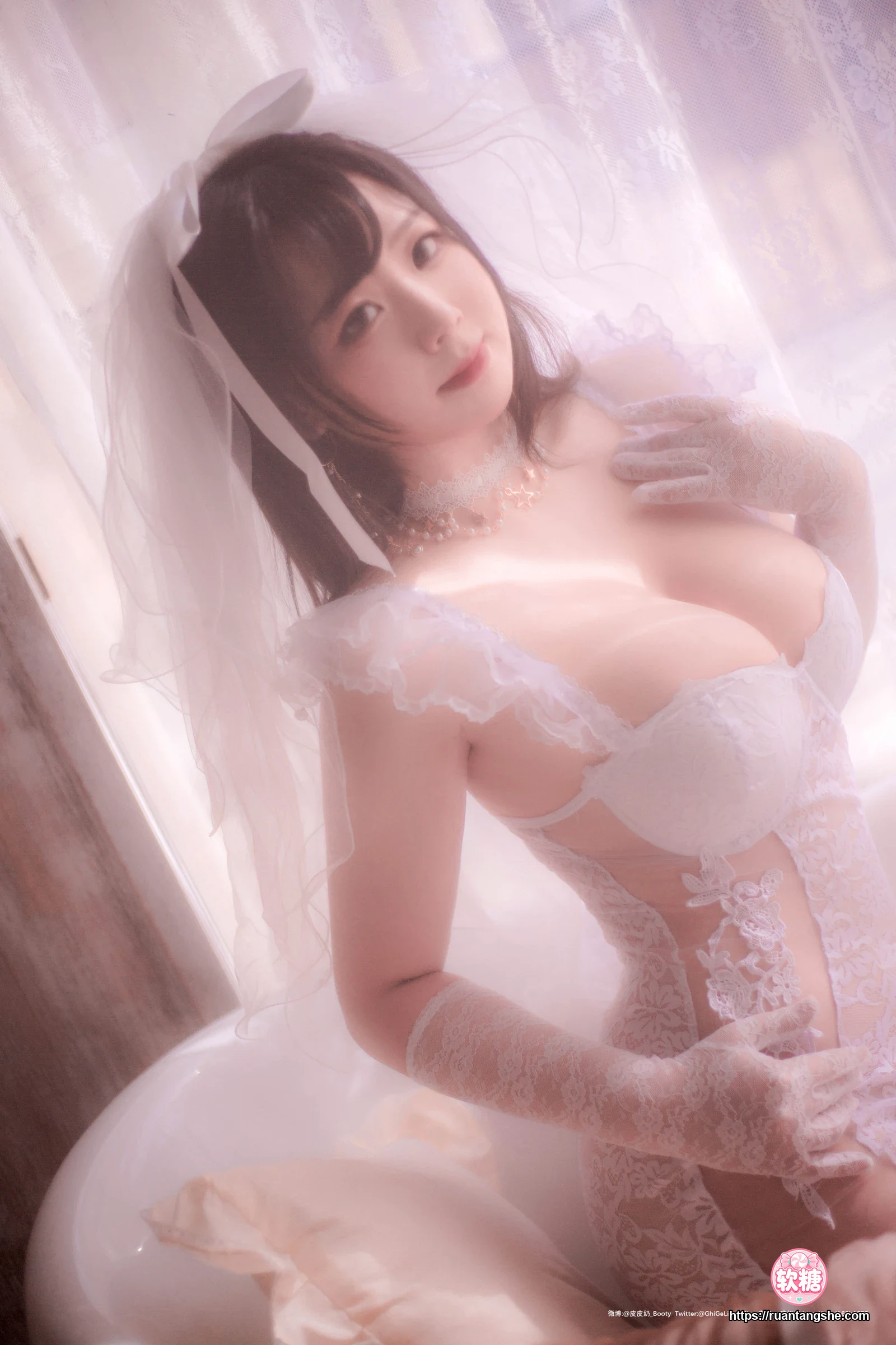 皮皮奶 皮皮奶 NO.023 - 朦胧婚纱