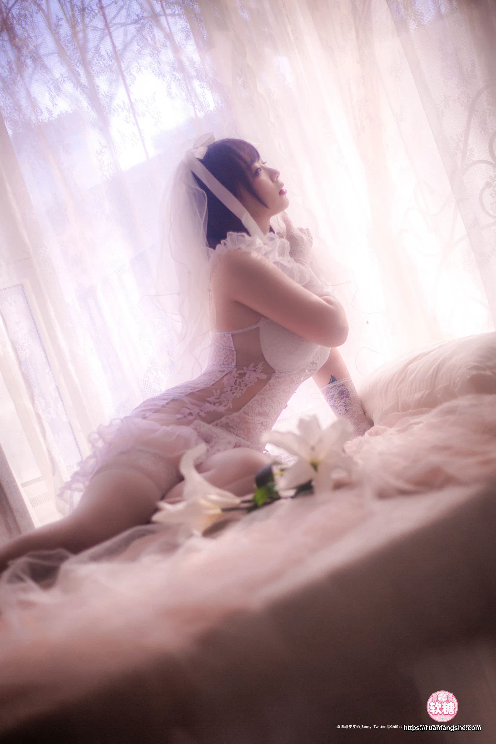 皮皮奶 皮皮奶 NO.023 - 朦胧婚纱