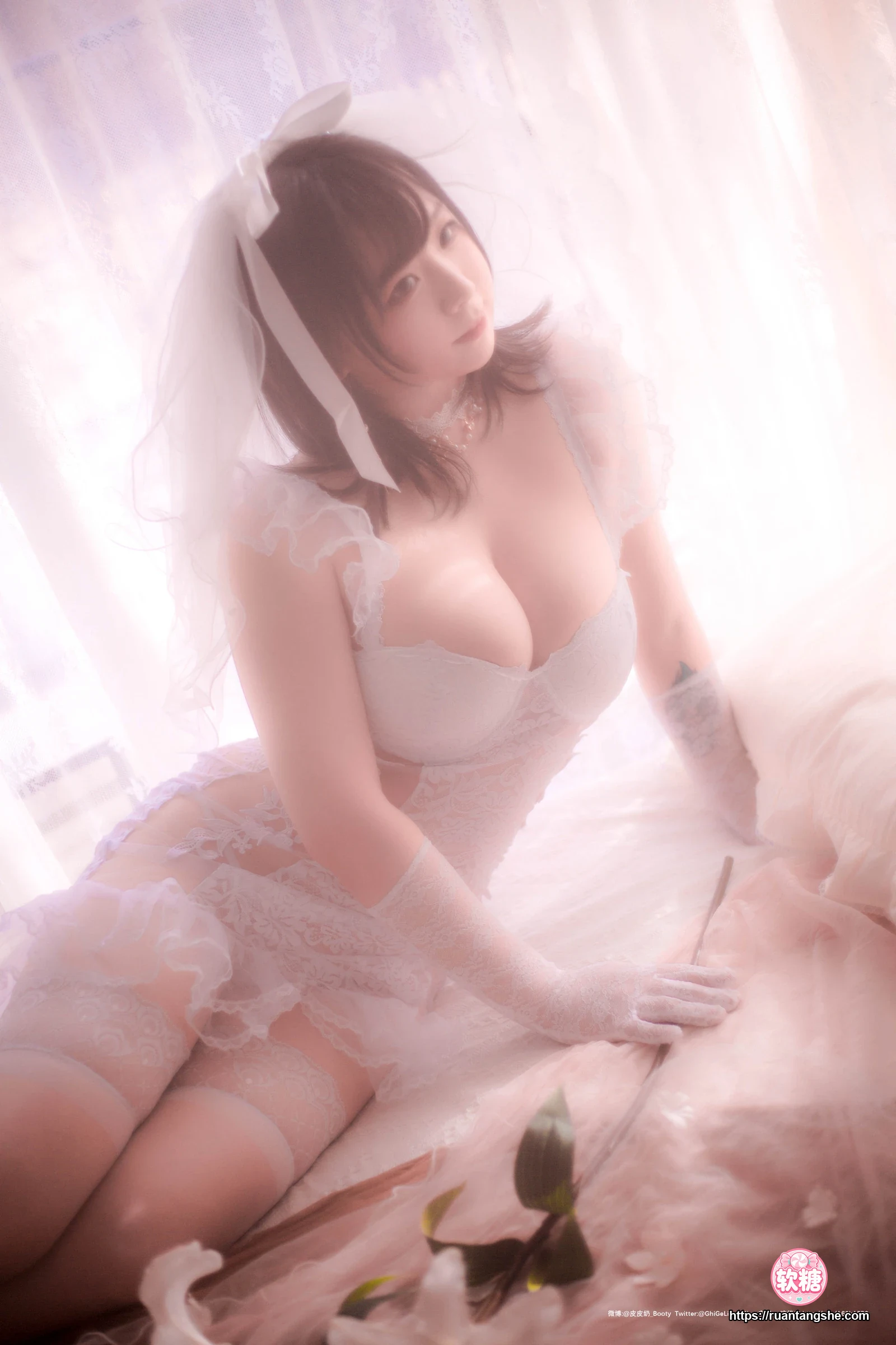 皮皮奶 皮皮奶 NO.023 - 朦胧婚纱