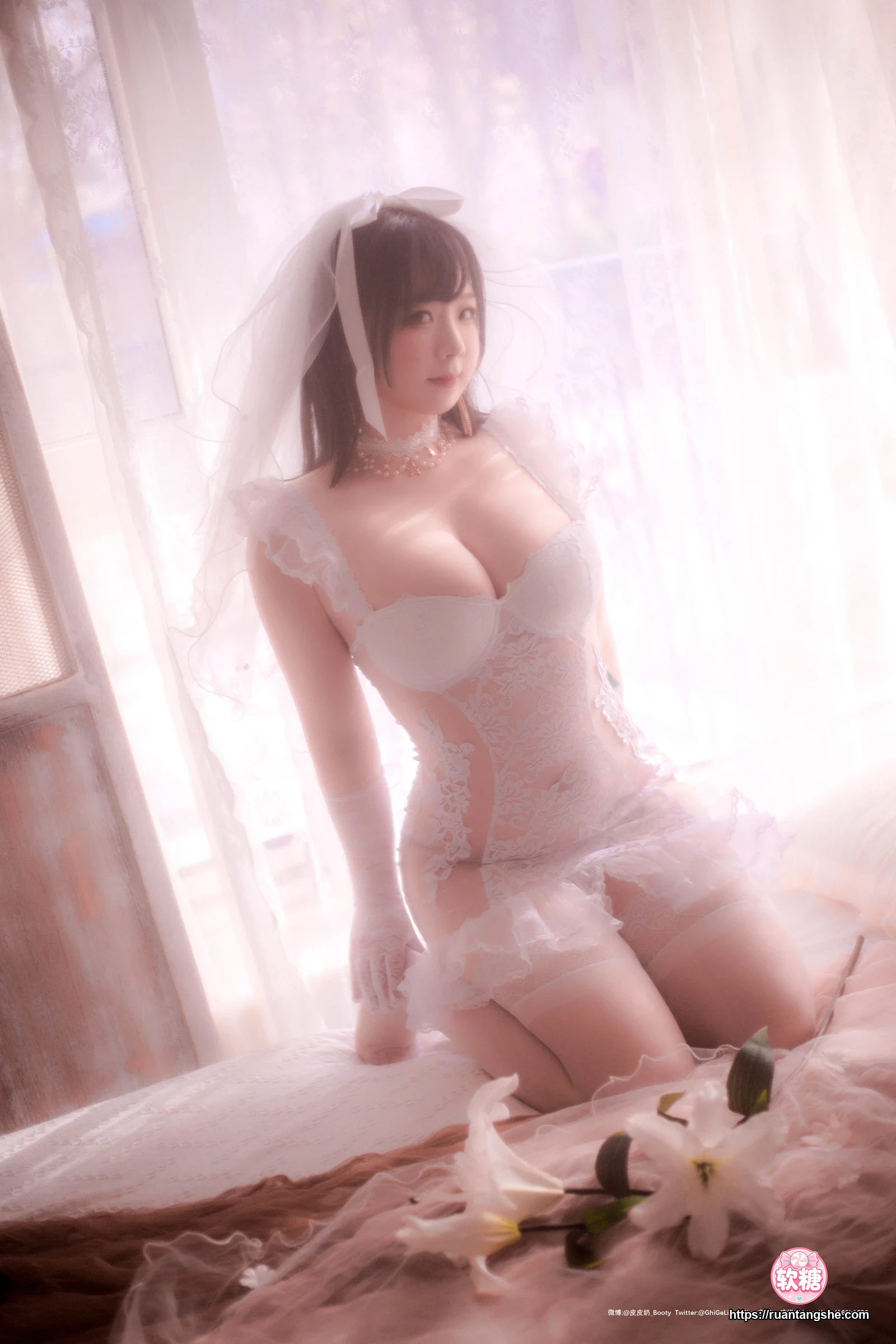 皮皮奶 皮皮奶 NO.023 - 朦胧婚纱