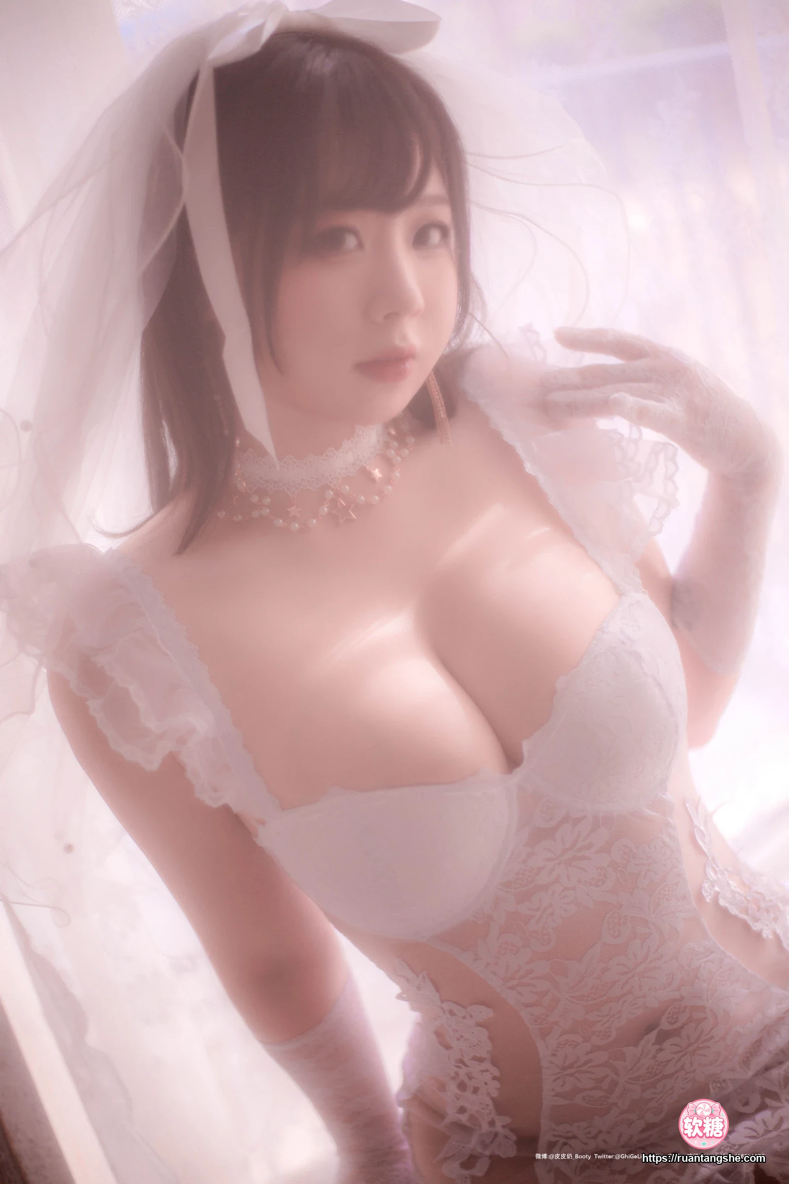 皮皮奶 皮皮奶 NO.023 - 朦胧婚纱