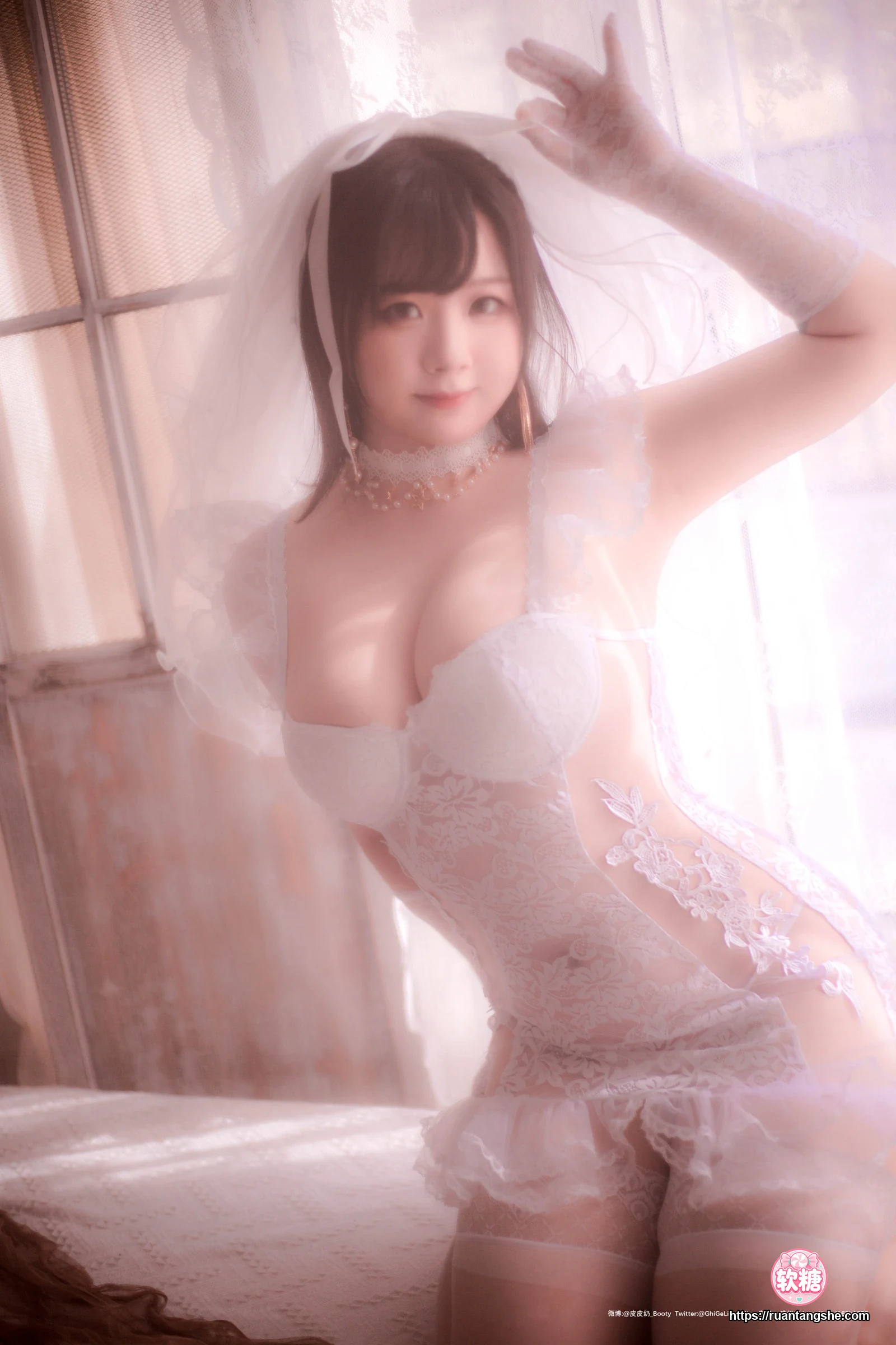 皮皮奶 皮皮奶 NO.023 - 朦胧婚纱