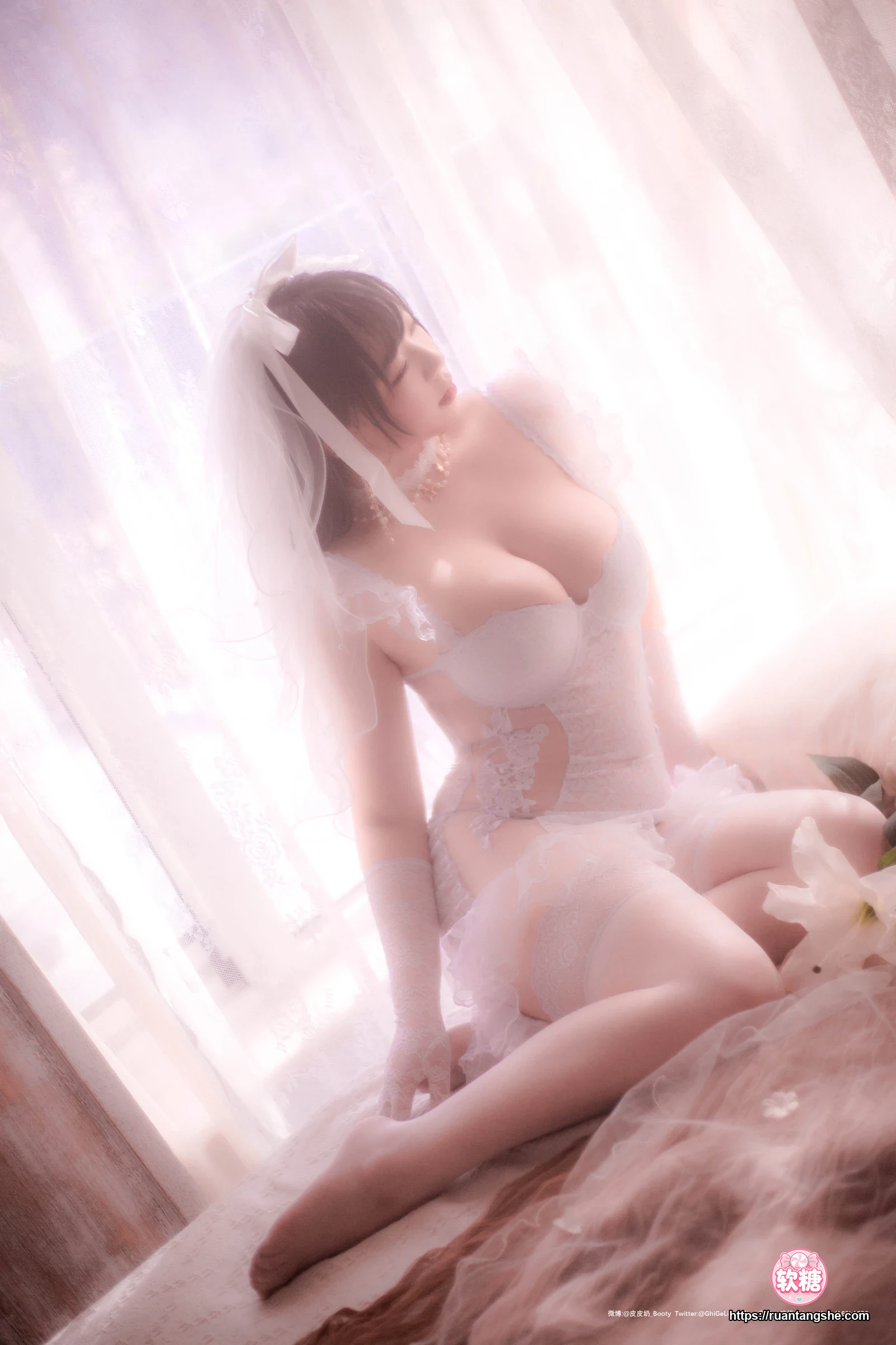 皮皮奶 皮皮奶 NO.023 - 朦胧婚纱