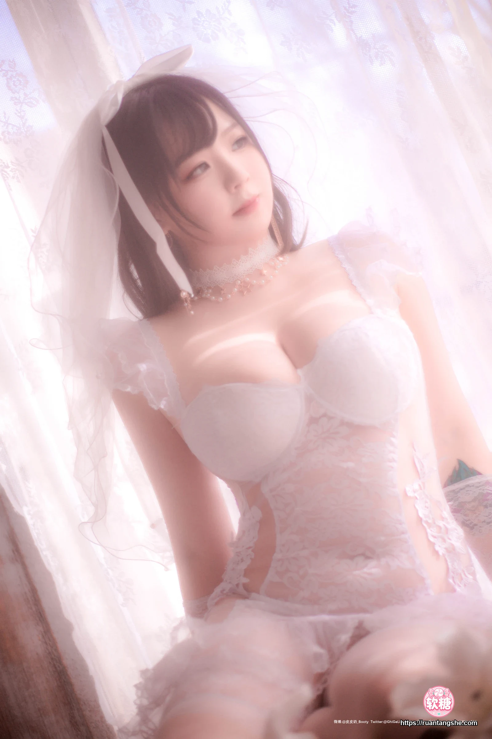 皮皮奶 皮皮奶 NO.023 - 朦胧婚纱