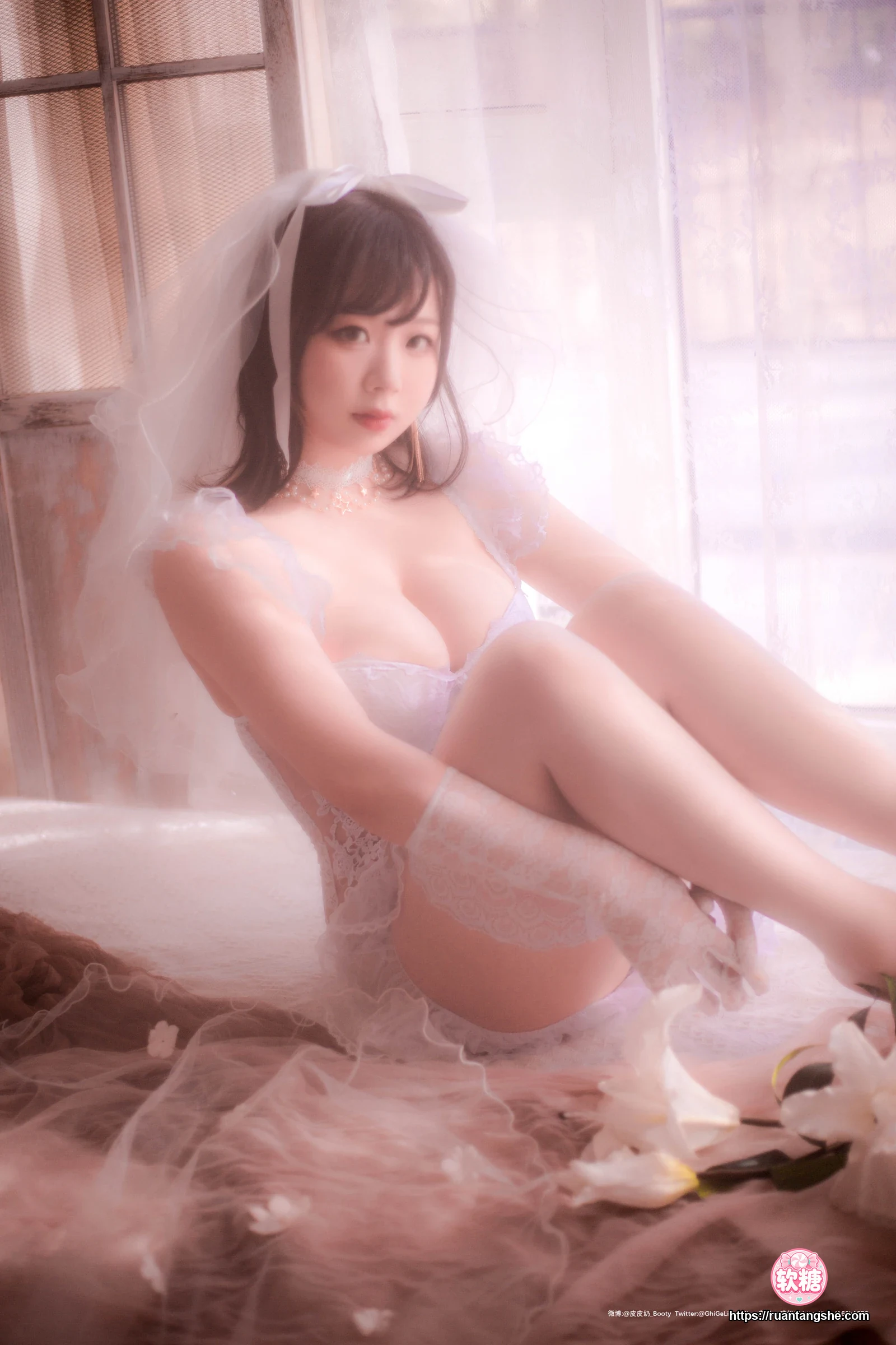 皮皮奶 皮皮奶 NO.023 - 朦胧婚纱
