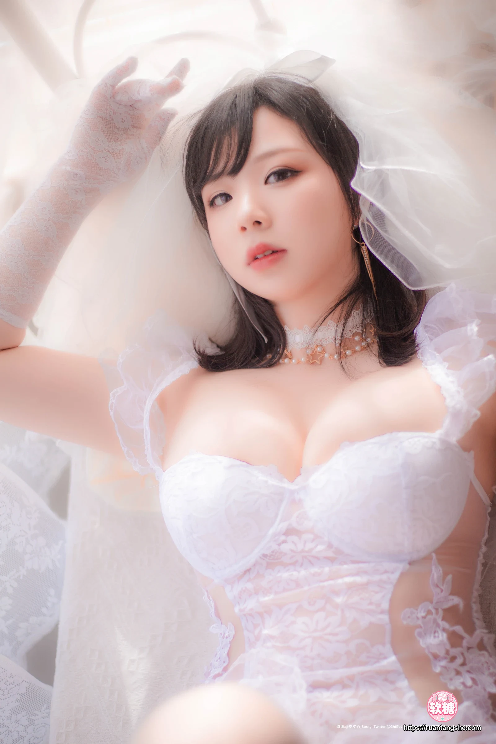 皮皮奶 皮皮奶 NO.023 - 朦胧婚纱