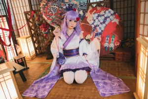 焖焖碳《独角兽和服》写真图集 30P｜在线预览与图包下载