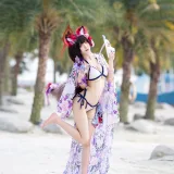 九柒喵《蔚蓝档案 狐坂若藻泳装》写真图集 23P｜在线预览与图包下载