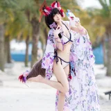 九柒喵《蔚蓝档案 狐坂若藻泳装》写真图集 23P｜在线预览与图包下载