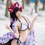 九柒喵《蔚蓝档案 狐坂若藻泳装》写真图集 23P｜在线预览与图包下载