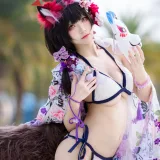 九柒喵《蔚蓝档案 狐坂若藻泳装》写真图集 23P｜在线预览与图包下载
