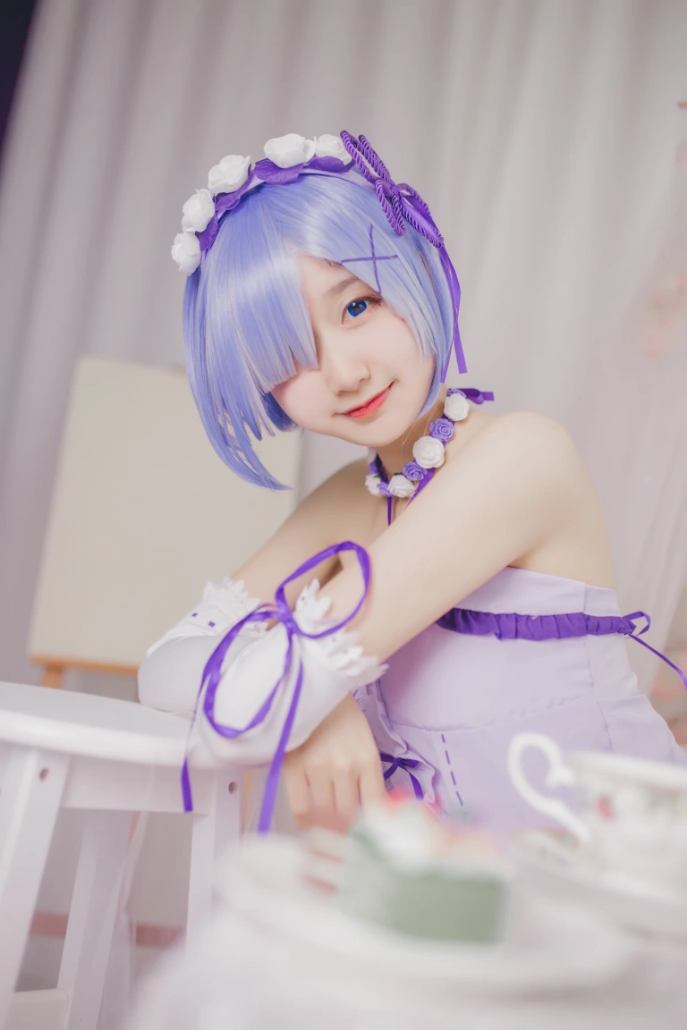 木棉棉《雷姆生日》写真图集 24P｜在线预览与图包下载