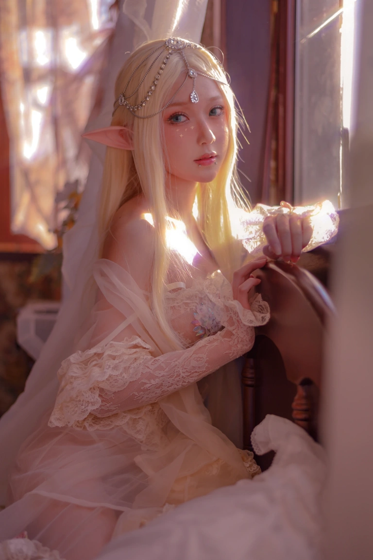 阿包也是兔娘《精灵》写真图集 25P｜在线预览与图包下载