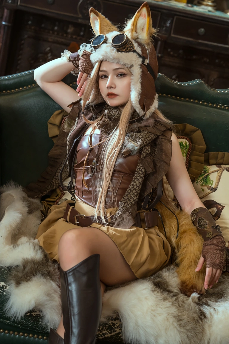七月喵子《幻想兽娘集月食 波克塔耶子》写真图集 25P｜在线预览与图包下载