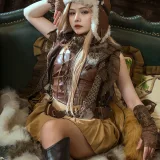 七月喵子《幻想兽娘集月食 波克塔耶子》写真图集 25P｜在线预览与图包下载