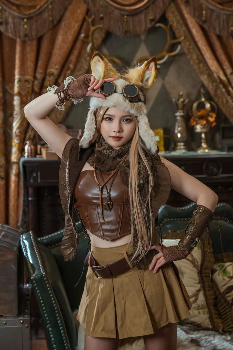 七月喵子《幻想兽娘集月食 波克塔耶子》写真图集 25P｜在线预览与图包下载