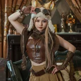 七月喵子《幻想兽娘集月食 波克塔耶子》写真图集 25P｜在线预览与图包下载