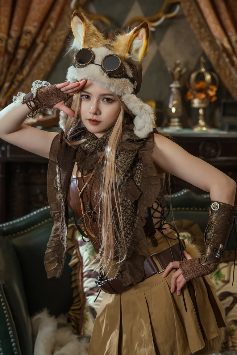 七月喵子《幻想兽娘集月食 波克塔耶子》写真图集 25P｜在线预览与图包下载