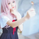 桜桃喵《藤原千花》写真图集 48P｜在线预览与图包下载