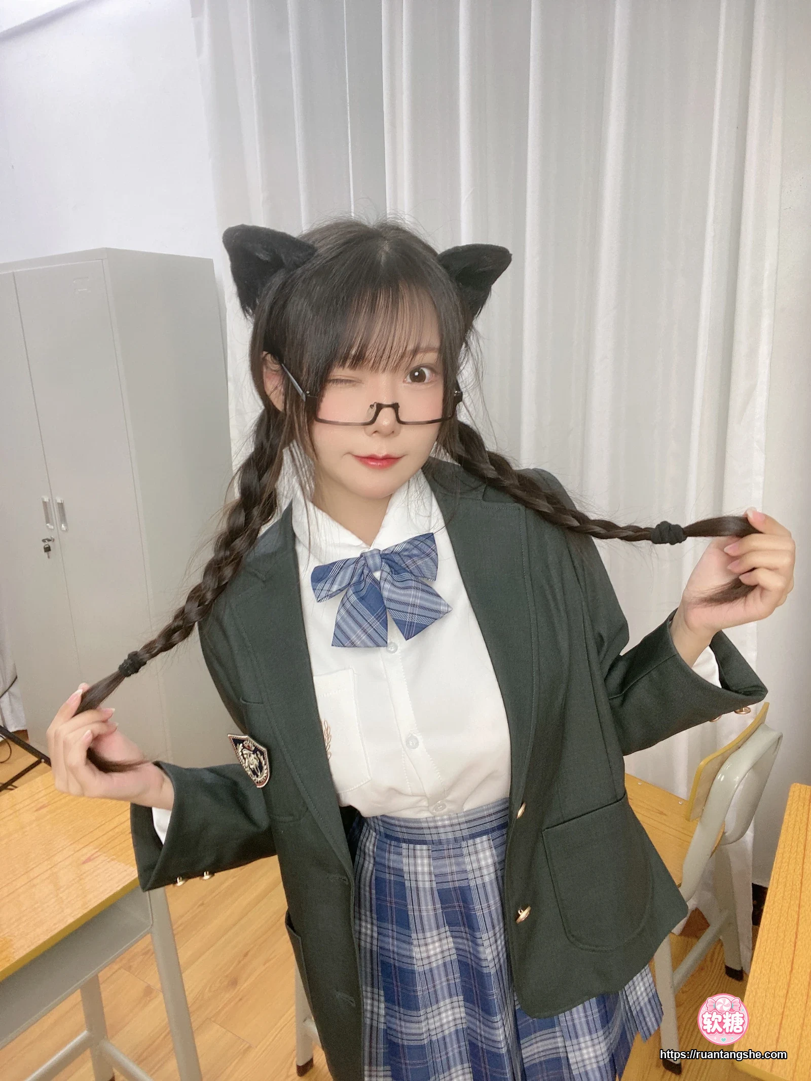 香草喵露露 香草喵露露 NO.027 - 小鹿乱撞 jk制服