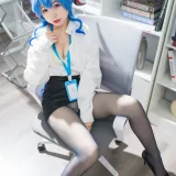 花铃《甘雨秘书OL》写真图集 93P｜在线预览与图包下载