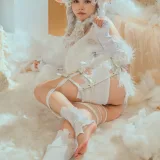 七月喵子《幻想兽娘集日食 伊卡》写真图集 22P｜在线预览与图包下载