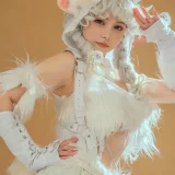 七月喵子《幻想兽娘集日食 伊卡》写真图集 22P｜在线预览与图包下载