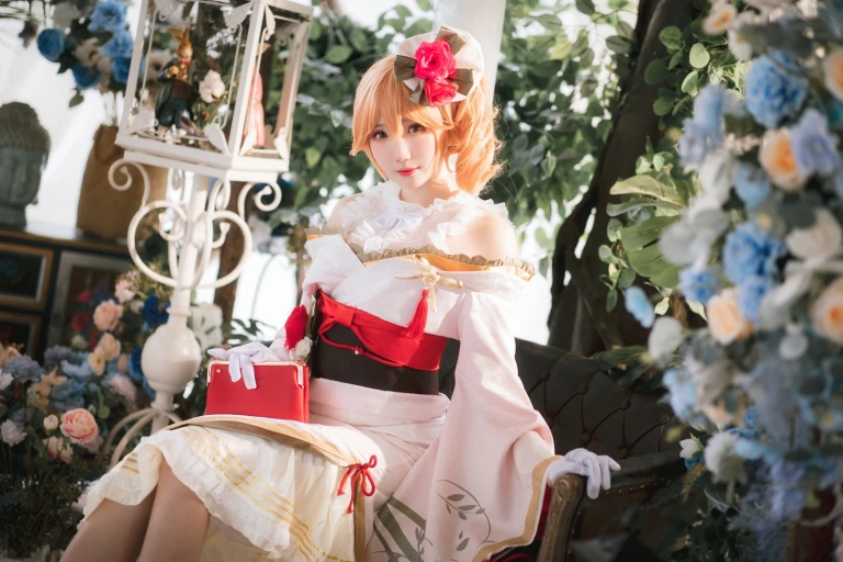 瓜希酱《黎塞留 和服》写真图集 22P｜在线预览与图包下载