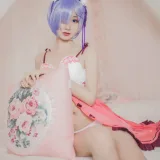 木棉棉《蕾姆睡衣》写真图集 24P｜在线预览与图包下载