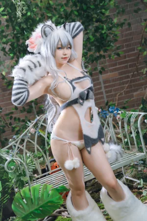 一北亦北《白虎兽娘福瑞》写真图集 40P｜在线预览与图包下载