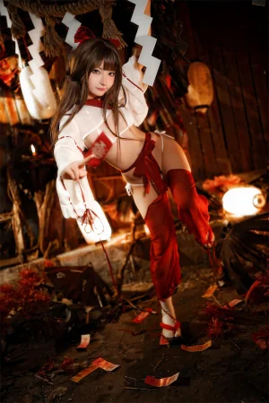 是三不是世《祈福巫女》写真图集 43P｜在线预览与图包下载