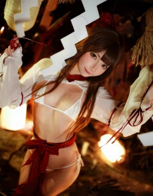 是三不是世《祈福巫女》写真图集 43P｜在线预览与图包下载