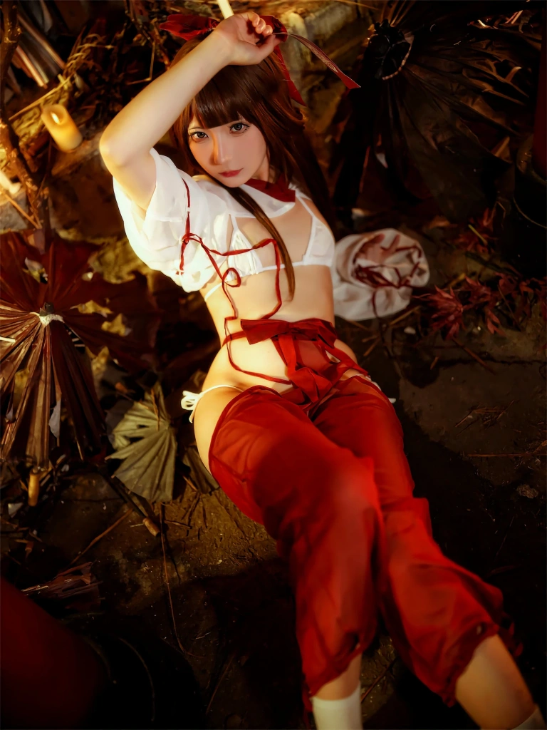 是三不是世《祈福巫女》写真图集 43P｜在线预览与图包下载
