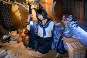 是一只熊仔《桐生桔梗》写真图集 40P｜在线预览与图包下载
