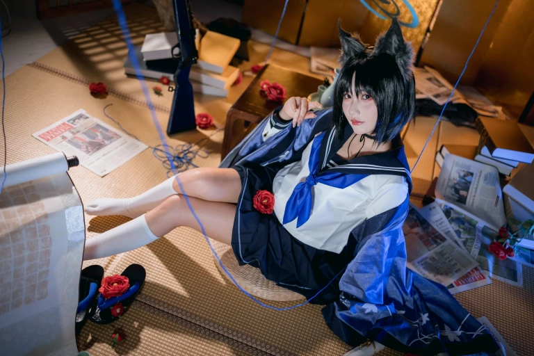 是一只熊仔《桐生桔梗》写真图集 40P｜在线预览与图包下载