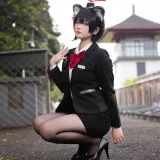 屿鱼《蔚蓝档案 春日椿 导游》写真图集 55P｜在线预览与图包下载