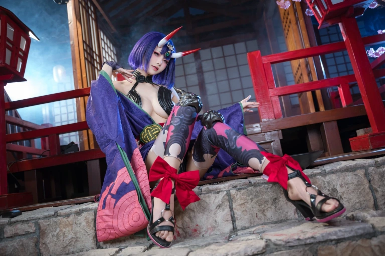 九柒喵《FGO 酒吞童子原皮》写真图集 92P｜在线预览与图包下载