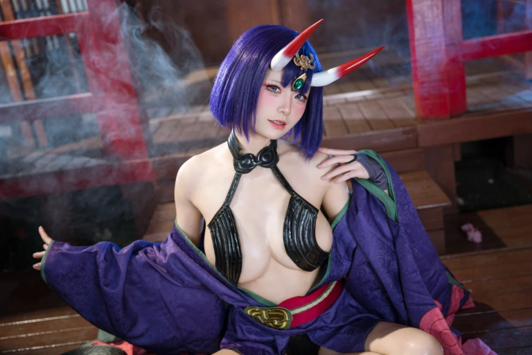 九柒喵《FGO 酒吞童子原皮》写真图集 92P｜在线预览与图包下载